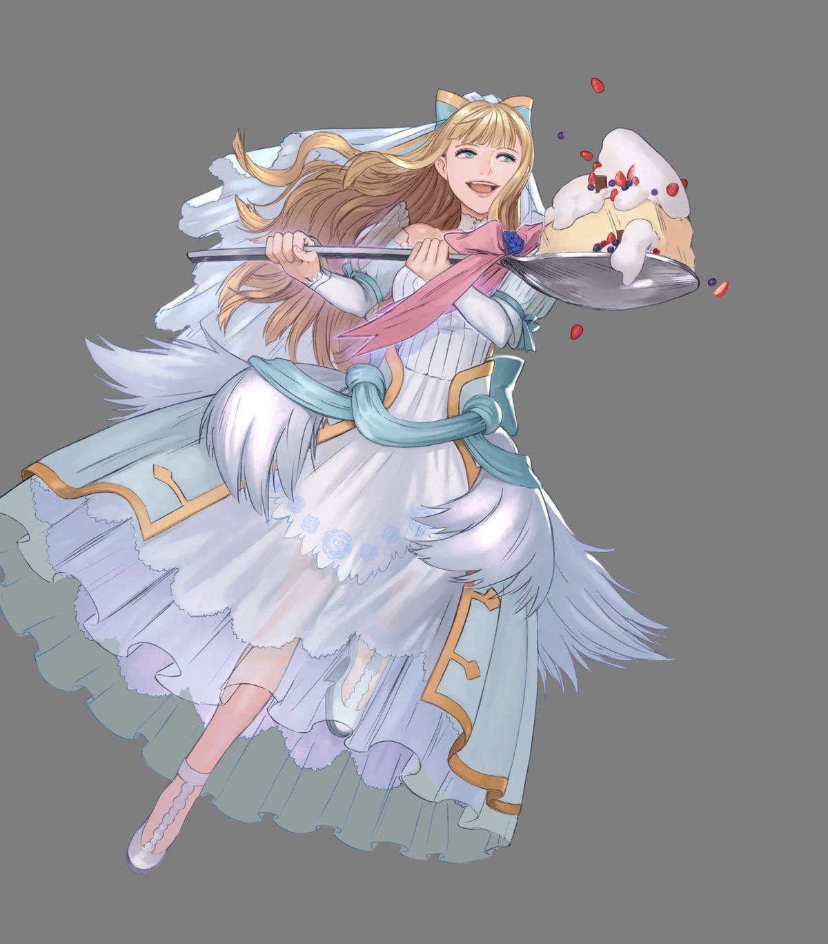 charlotte_(fire_emblem) cleavage dress fire_emblem fire_emblem_heroes fire_emblem_if heels nintendo pikomaro see_through transparent_png wedding_dress