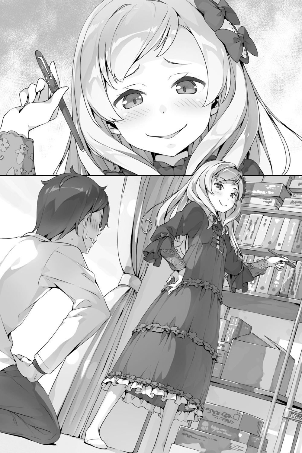 imouto_sae_ireba_ii. kantoku monochrome