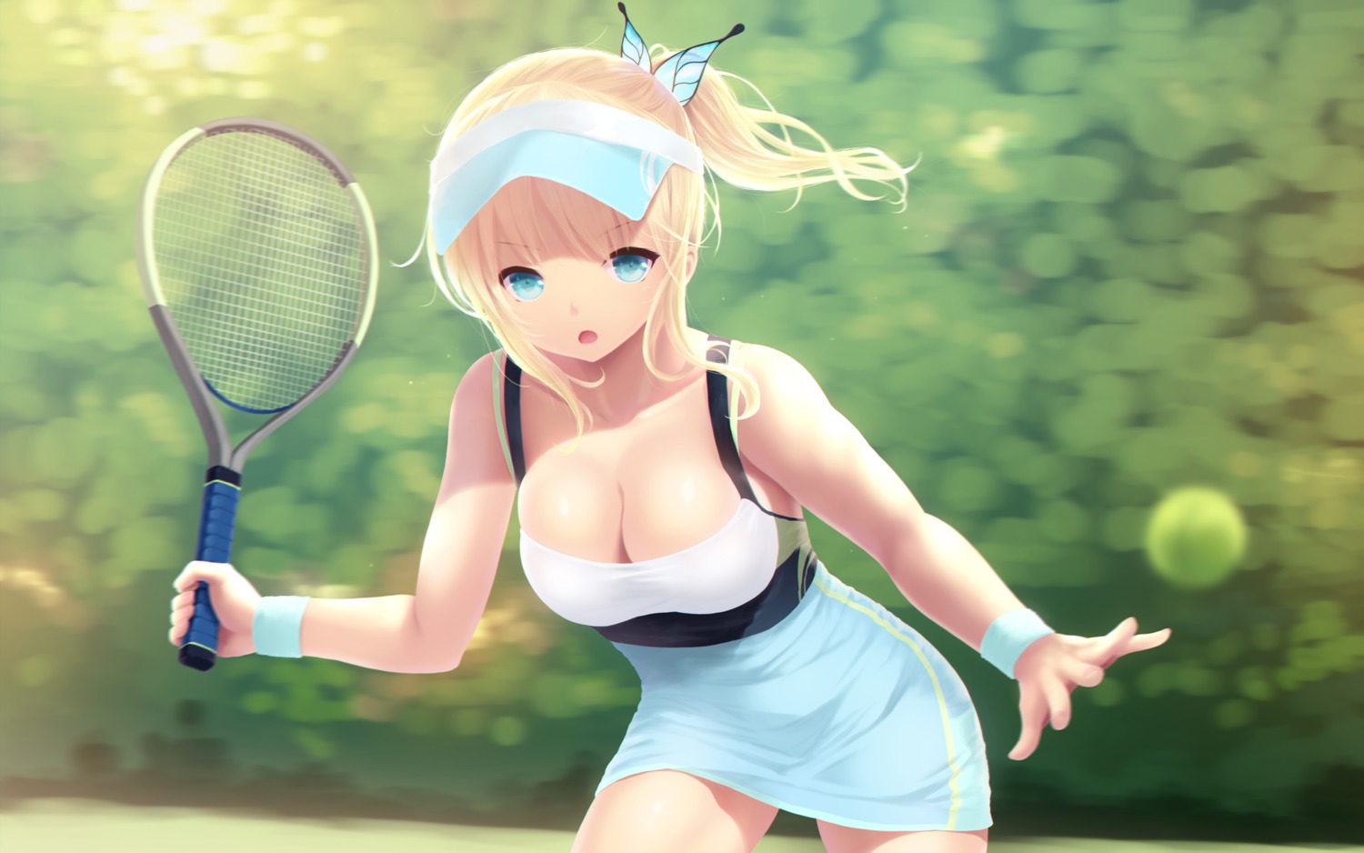 boku_wa_tomodachi_ga_sukunai cait cleavage dress kashiwazaki_sena tennis wallpaper