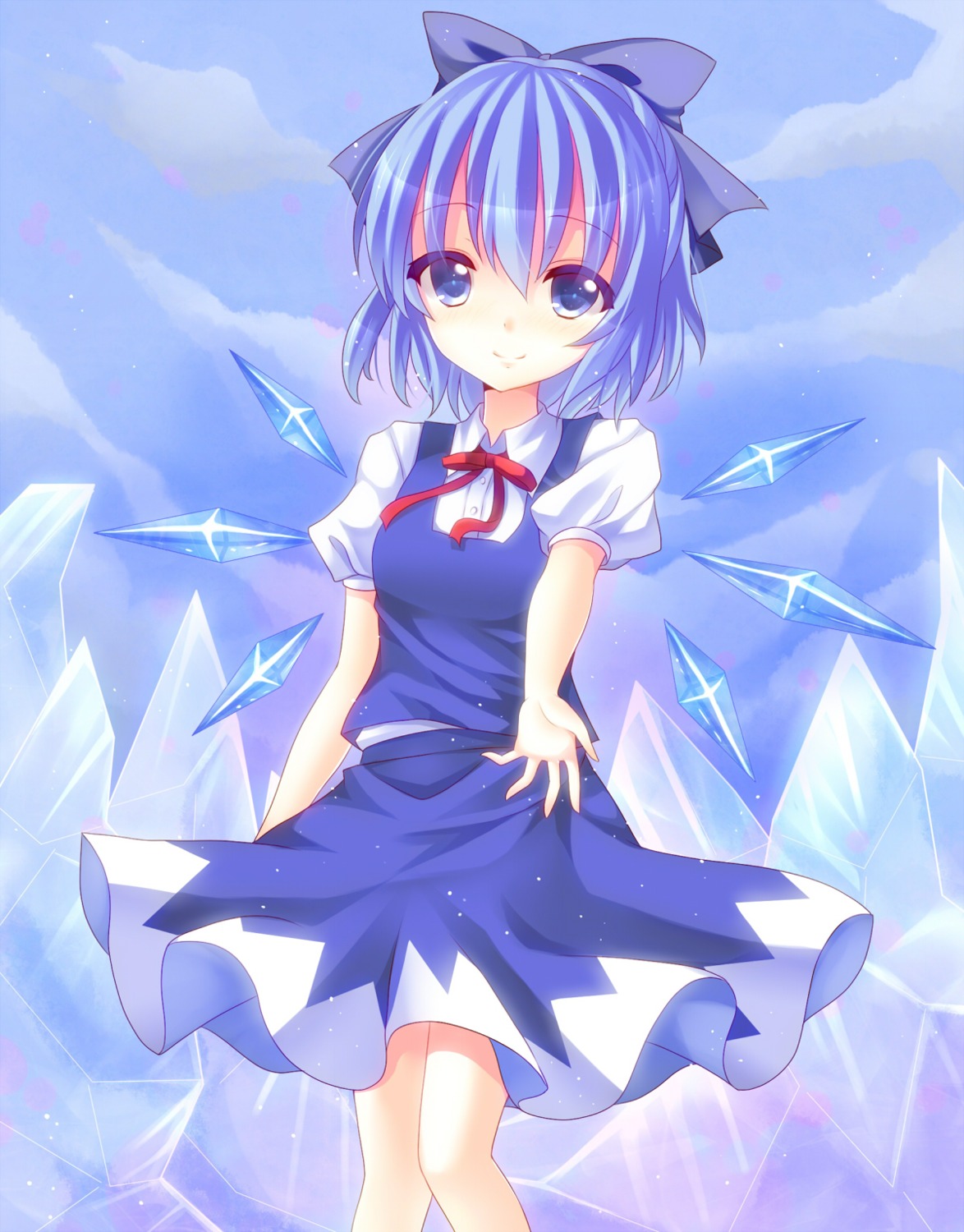 cirno ikeda_hazuki touhou