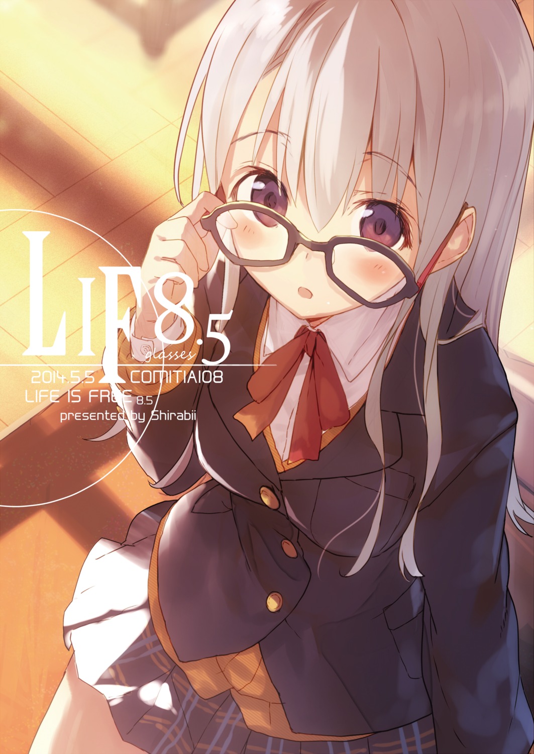 life_is_free megane seifuku shirabi