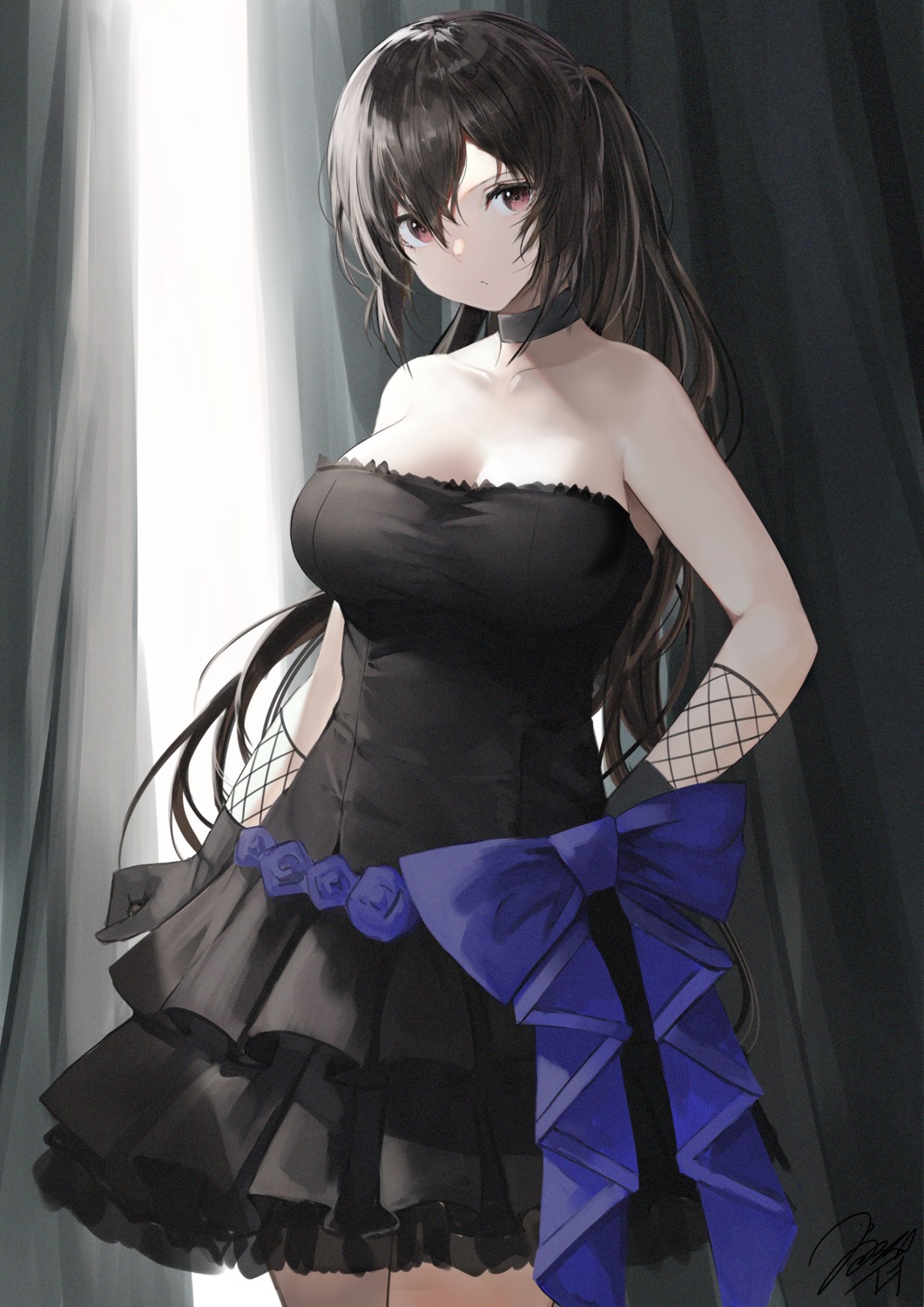 cleavage dress haori_io