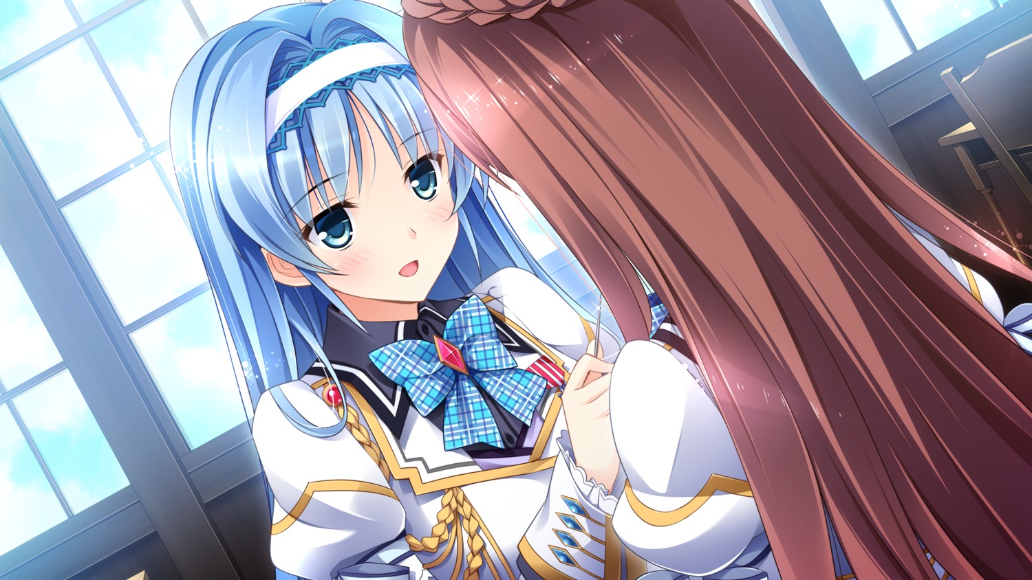 amano_yuu ensemble_(company) game_cg ninomiya_mikoto otome_ga_kanaderu_koi_no_aria seifuku trap tsukahara_izumi