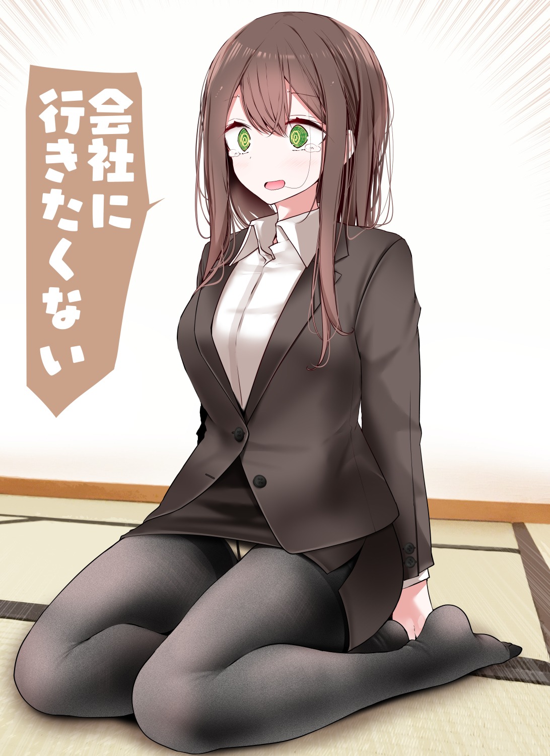 business_suit oouso pantsu pantyhose skirt_lift