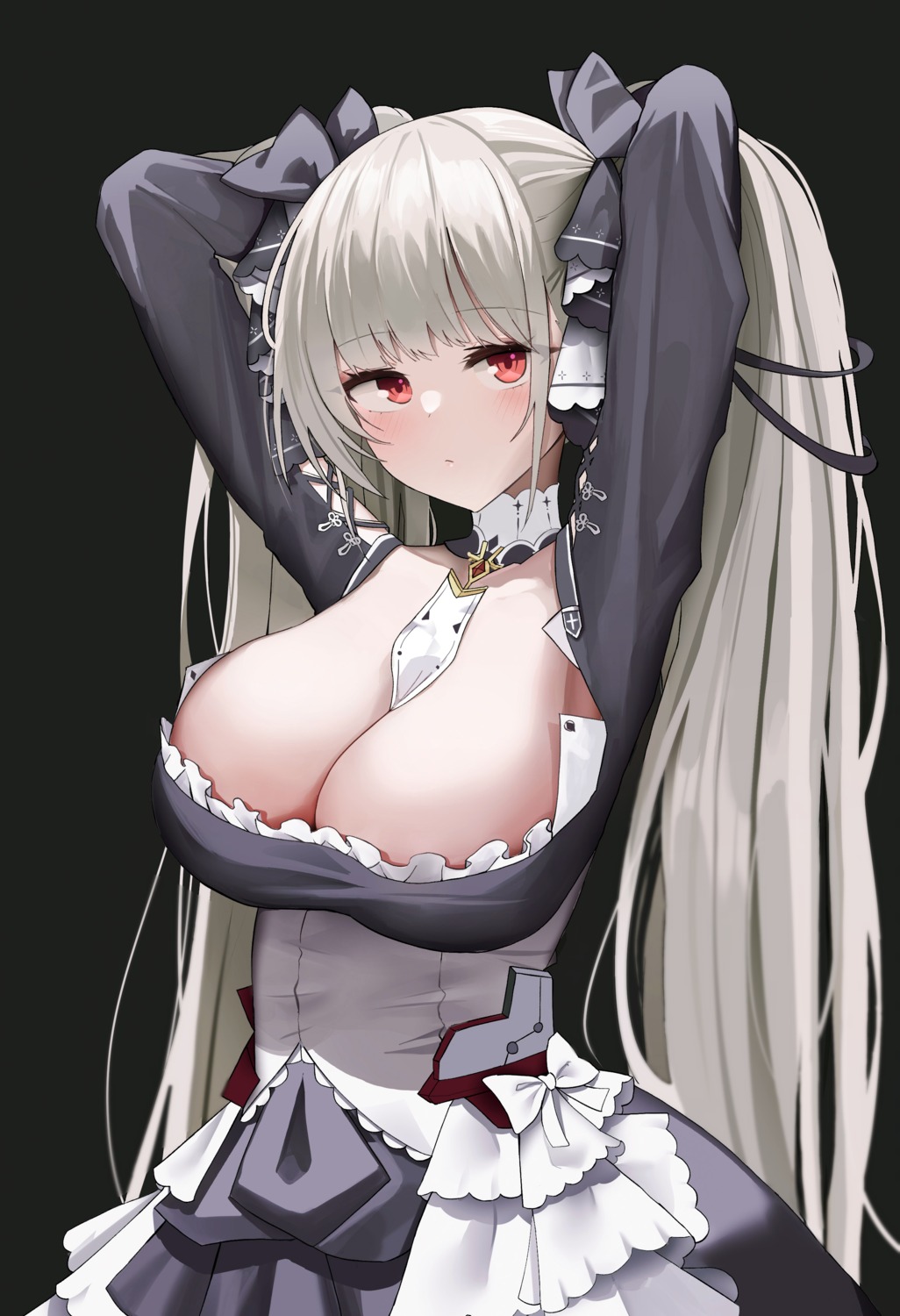 azur_lane formidable_(azur_lane) gothic_lolita lolita_fashion no_bra yuchae