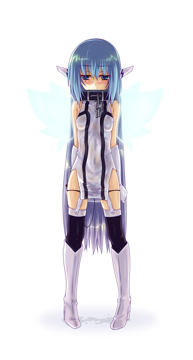 fumi_hiro nymph sora_no_otoshimono stockings thighhighs wet_clothes