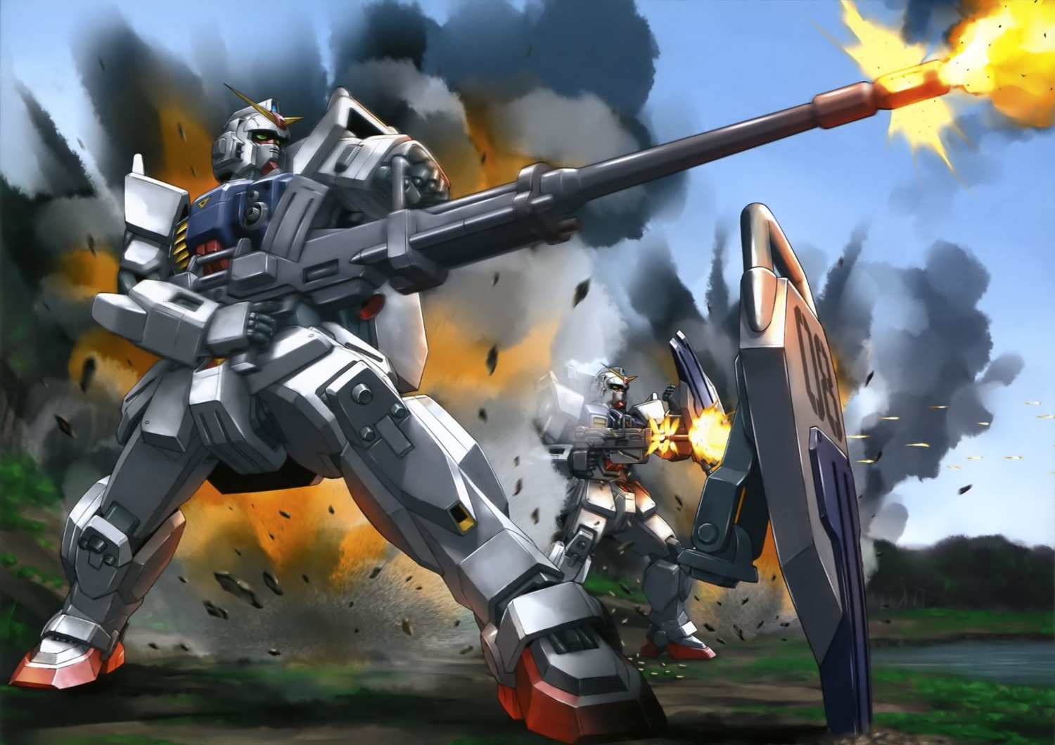 gundam mecha the_08th_ms_team