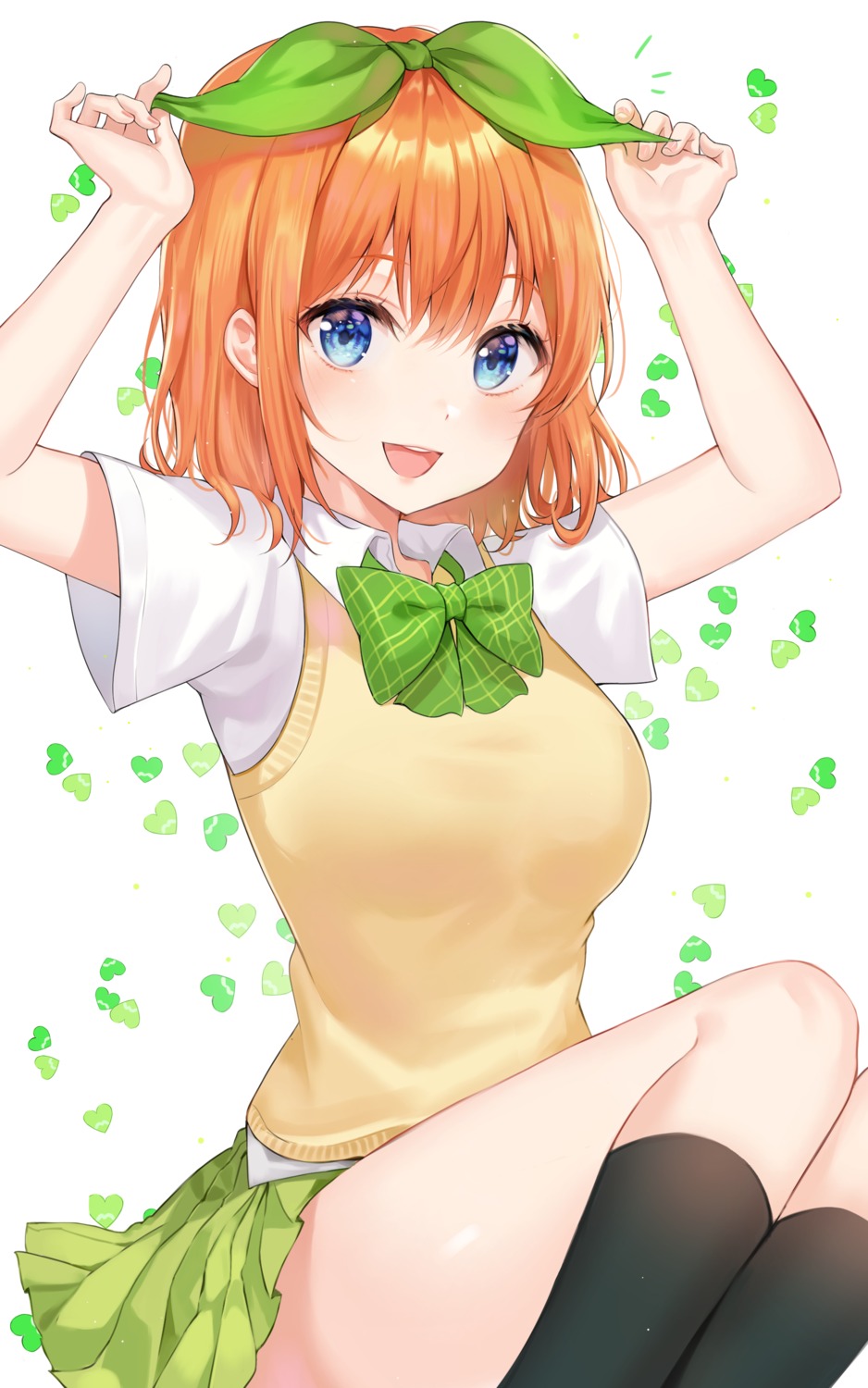 5-toubun_no_hanayome nakano_yotsuba seifuku sweater tokkyu