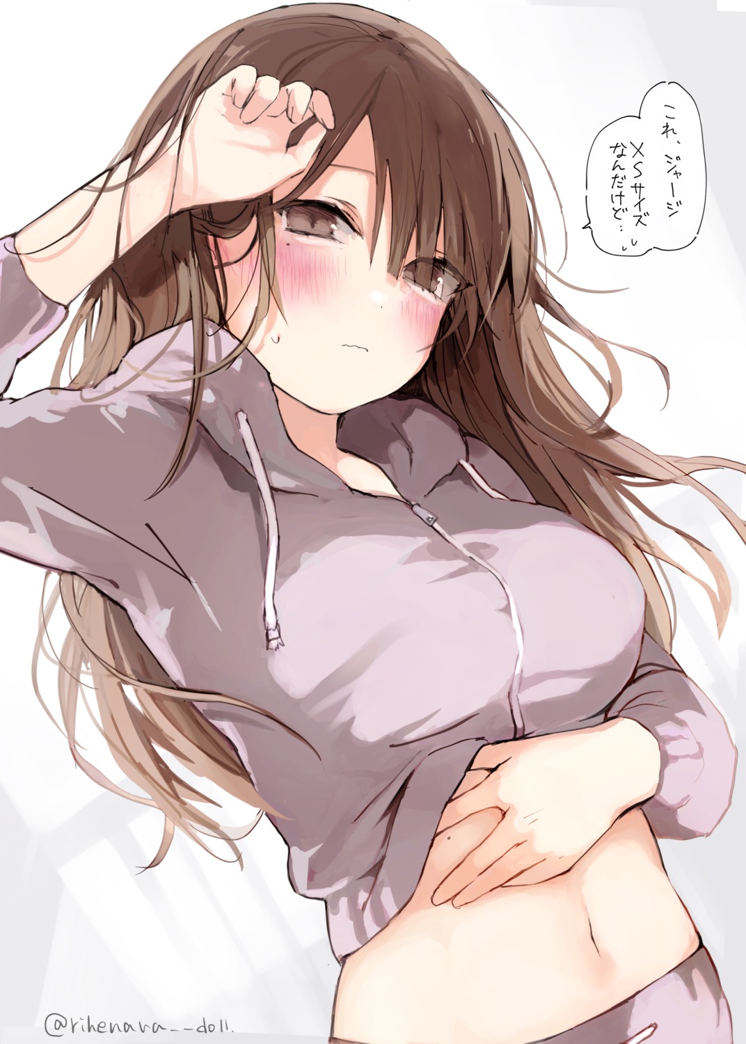 shirt_lift yukari_(rihenara_doll)