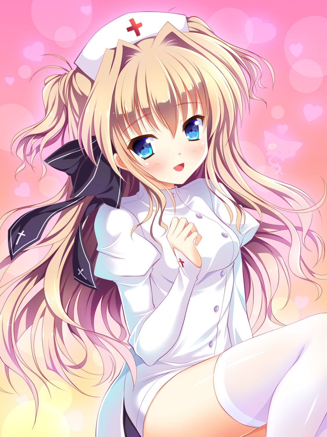 mashiroiro_symphony nurse sena_airi thighhighs yagami-all_hail_nanao