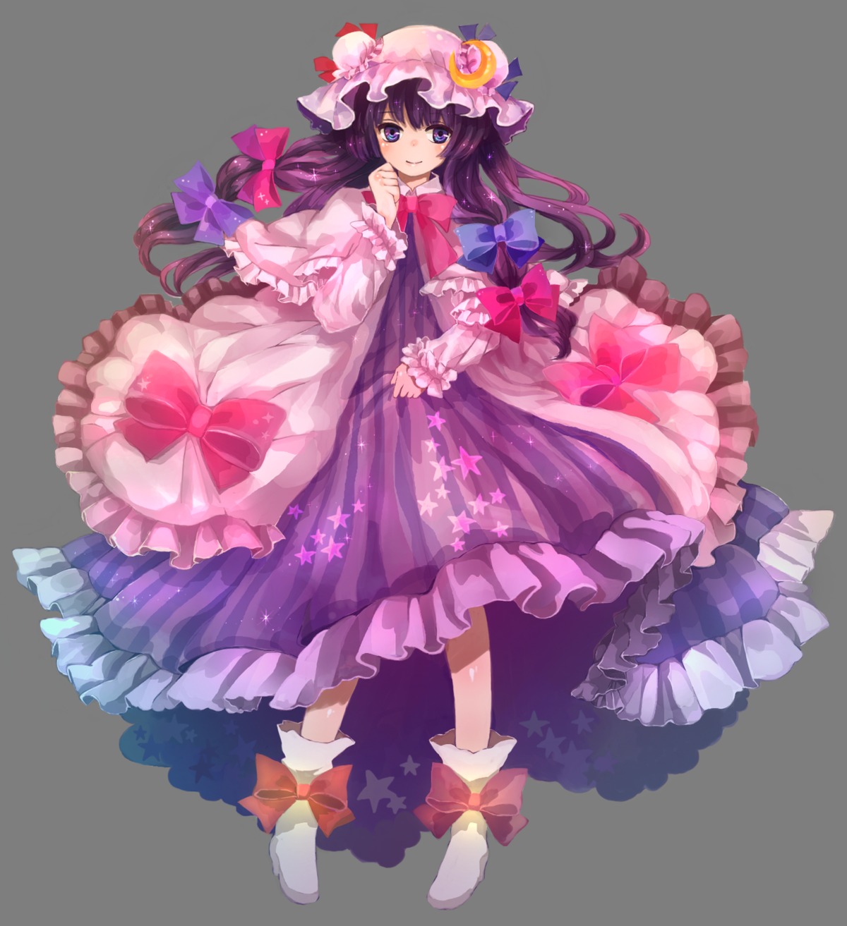 dress mukimuki_mayuge patchouli_knowledge touhou transparent_png