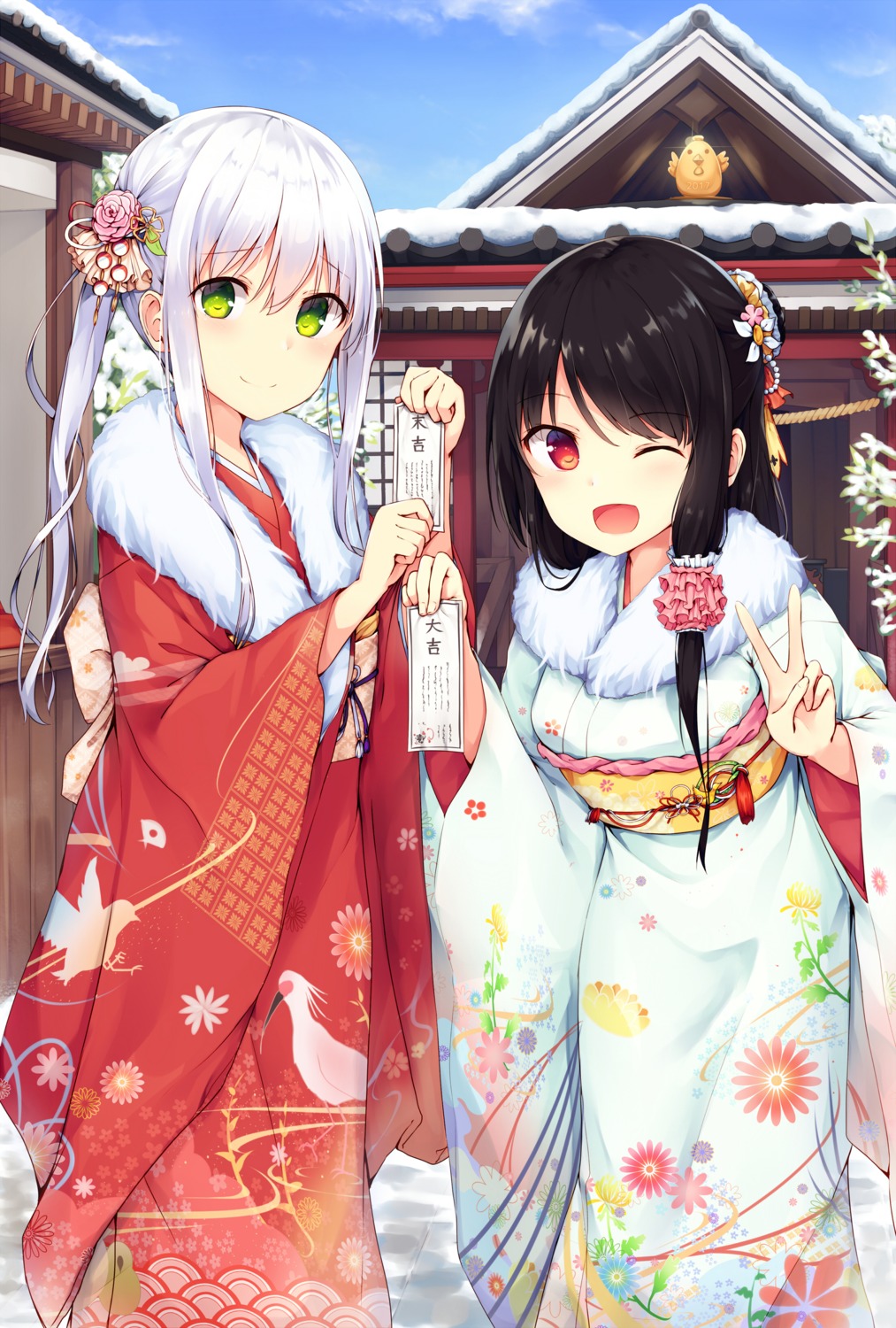 kimono mitoko_(tsuchikure) shiori_(tsuchikure) tsuchikure