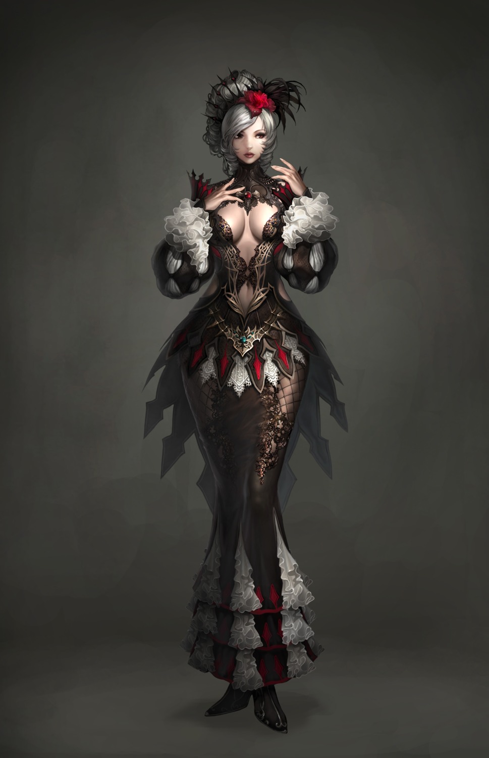 atlantica_online cleavage dress princess