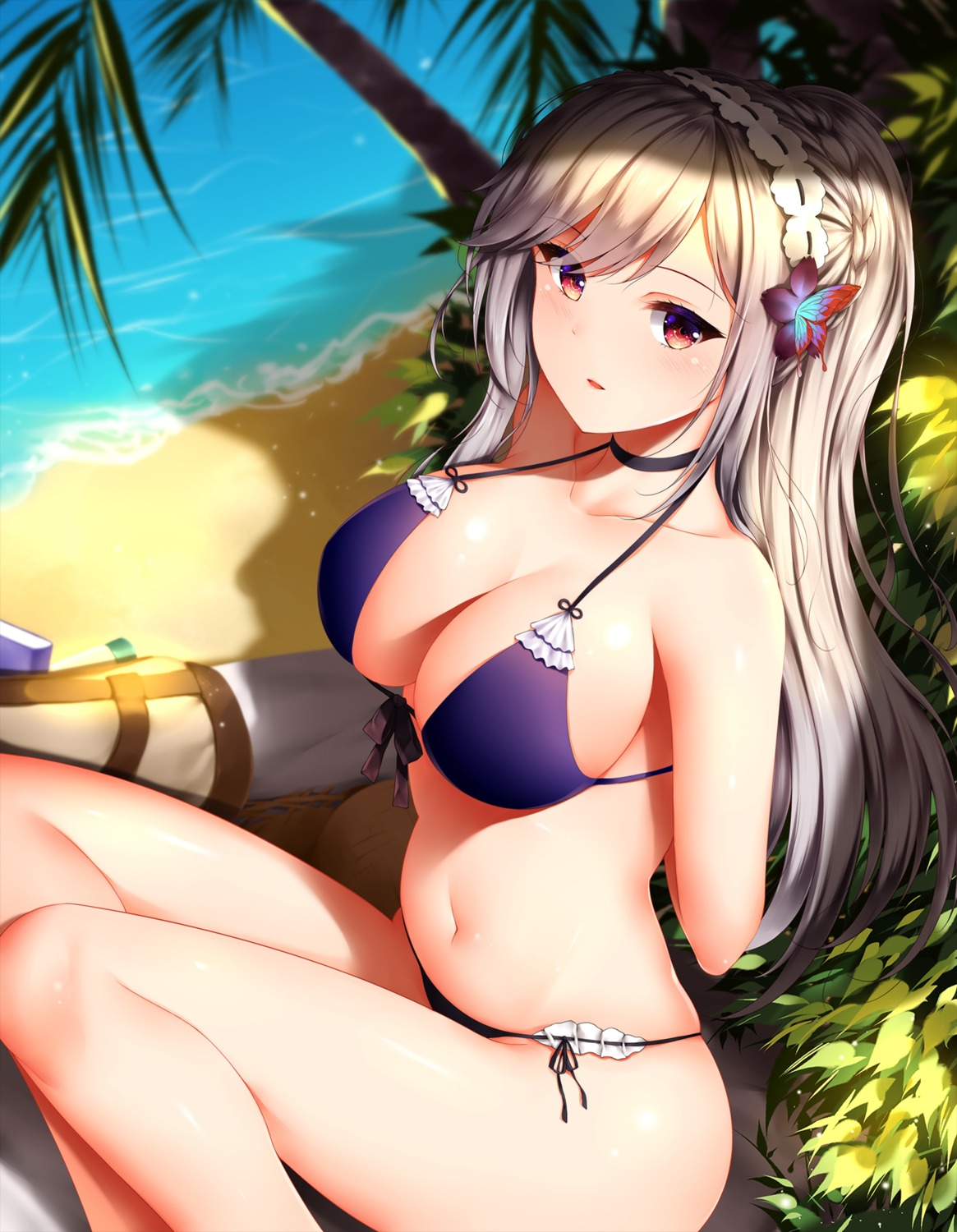 azur_lane bikini dunkerque_(azur_lane) swimsuits wsman