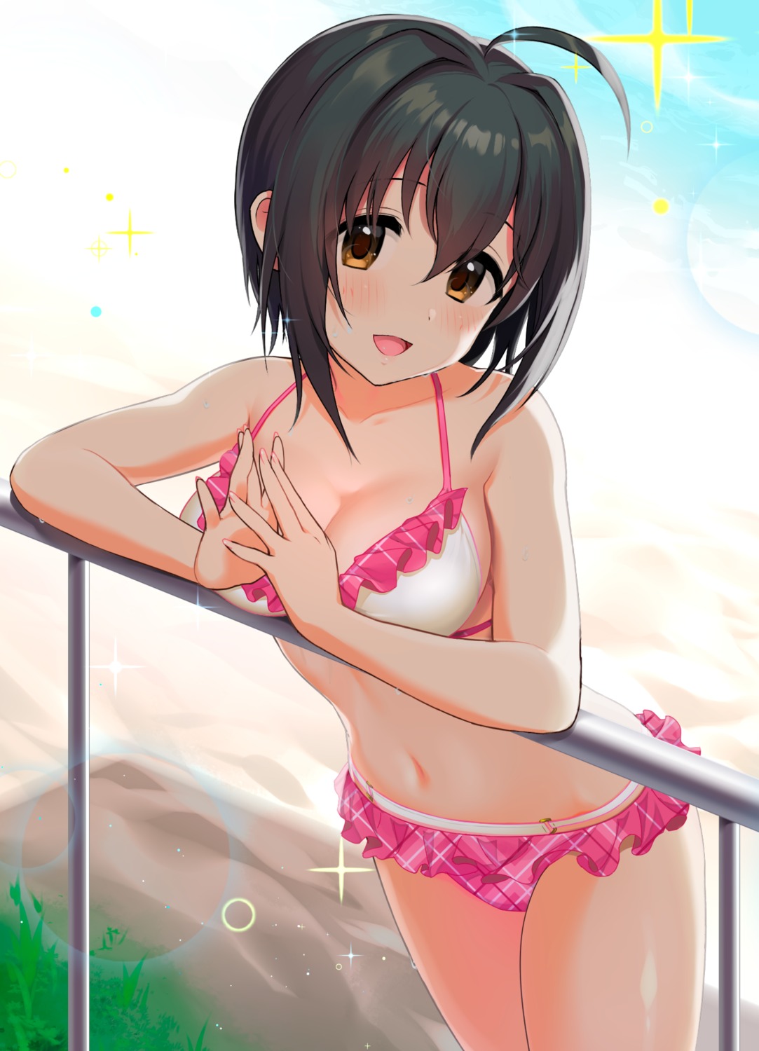 bikini kohinata_miho natsuya swimsuits the_idolm@ster the_idolm@ster_cinderella_girls