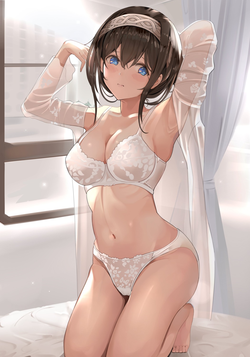 bra cameltoe open_shirt pantsu pjkka sagisawa_fumika see_through the_idolm@ster the_idolm@ster_cinderella_girls