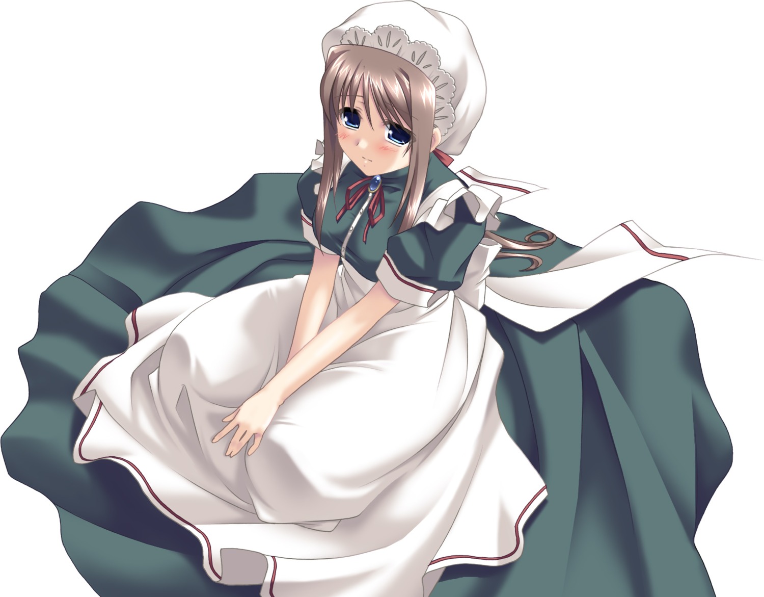 maid shia_(white_clarity) shouna_mitsuishi white_clarity white_clarity_(circle)