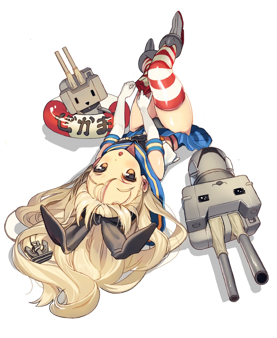 heels kantai_collection rensouhou-chan shimakaze_(kancolle) thighhighs thong uzubilla