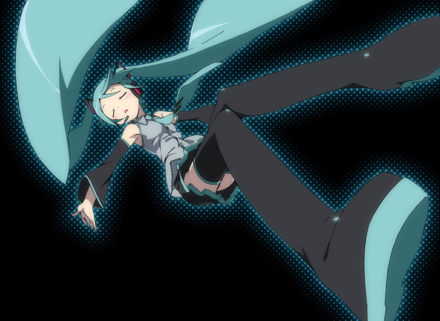 hatsune_miku kanzaki_hiro thighhighs vocaloid