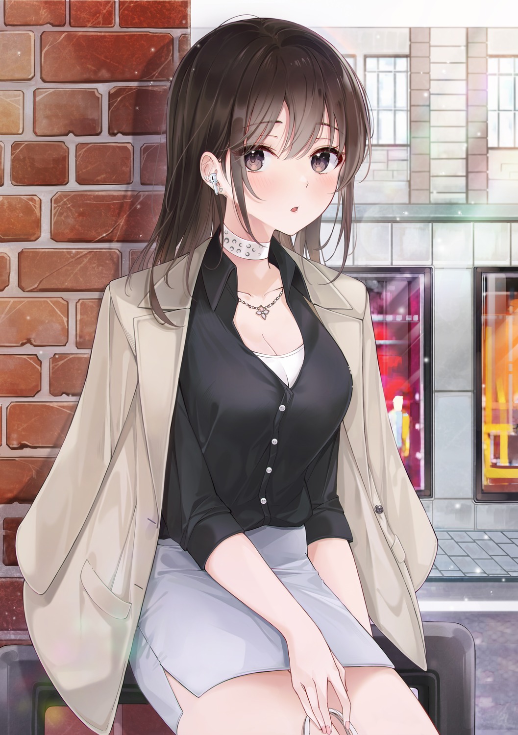 artist_revision business_suit cleavage lebring