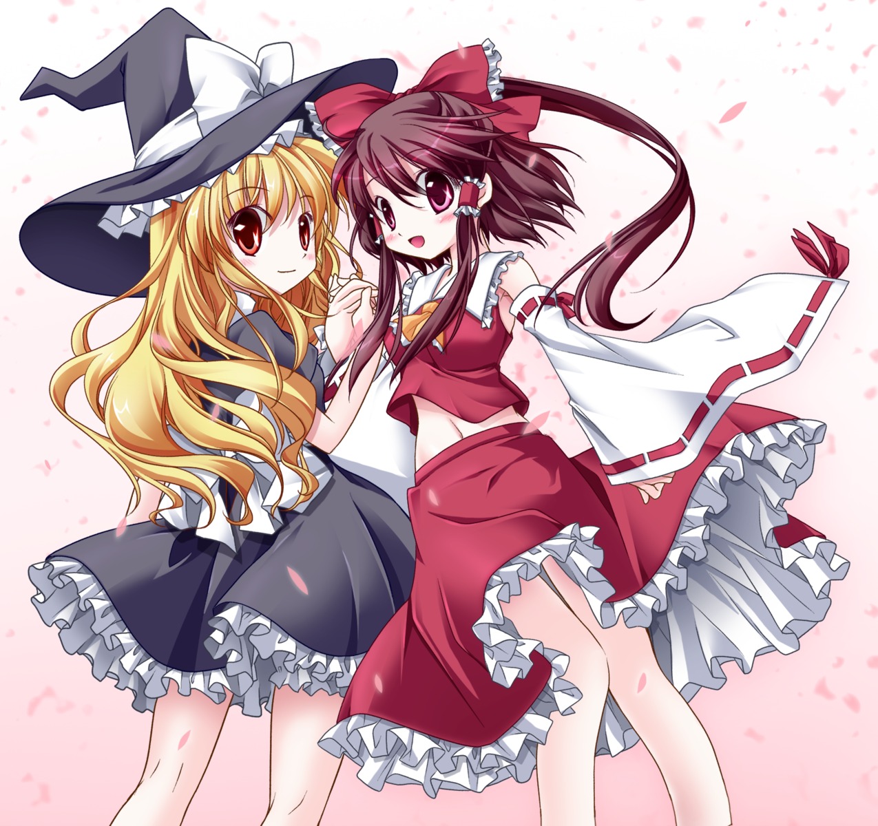 an_natsuki hakurei_reimu kirisame_marisa touhou wata