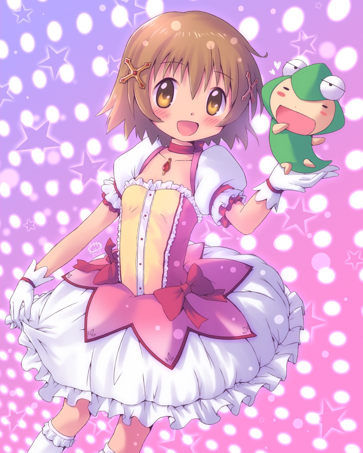 akisorapx cosplay hidamari_sketch mahou_shoujo_madoka_magica ume_(character) yuno