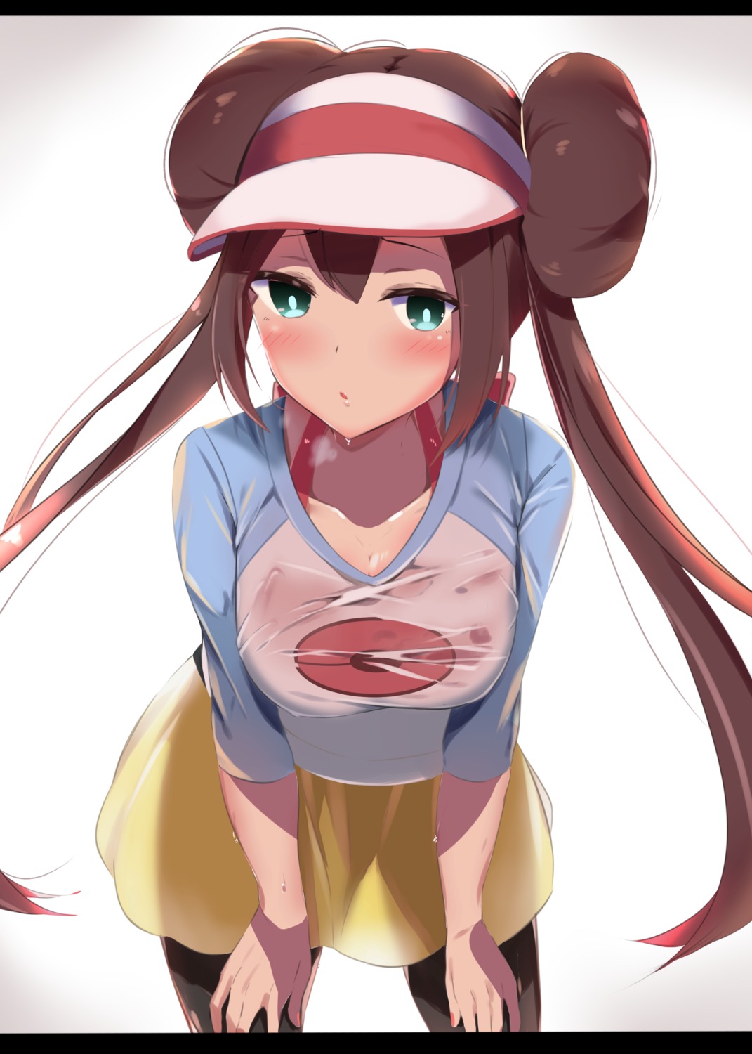 macchazuki mei_(pokemon) pantyhose pokemon pokemon_b2w2 see_through