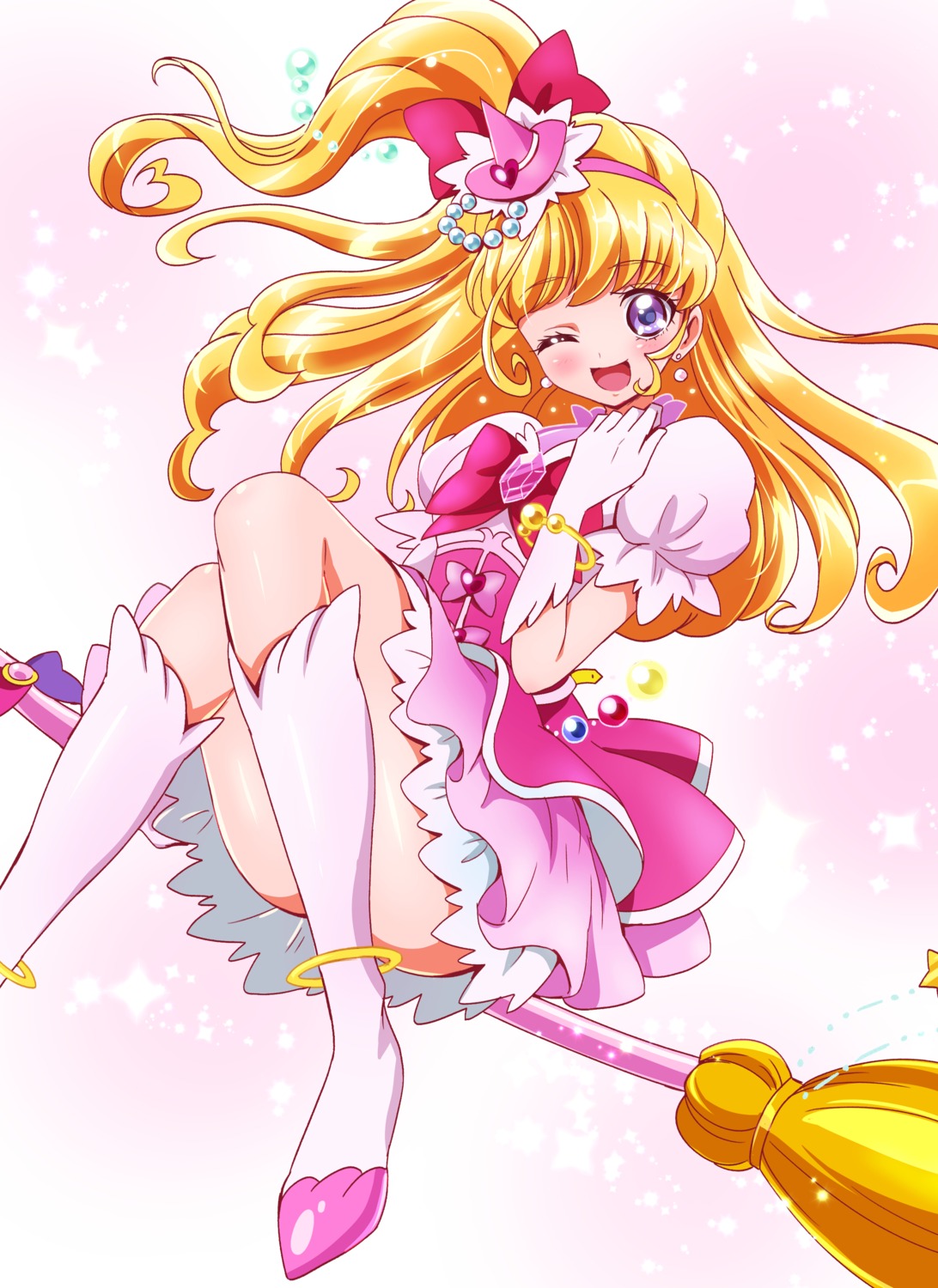 asahina_mirai dress mahou_girls_precure! pretty_cure sharumon