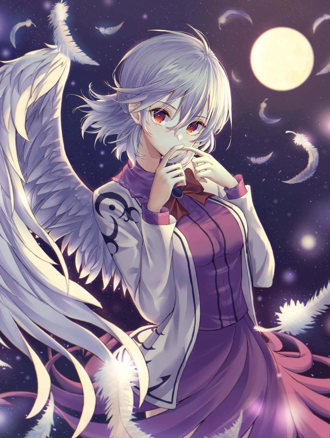 dress kishin_sagume minyu touhou wings