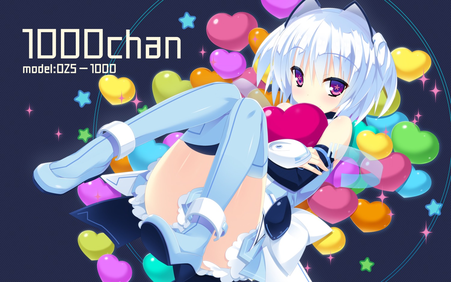 1000-chan heels kannagi_rei oizumi thighhighs wallpaper