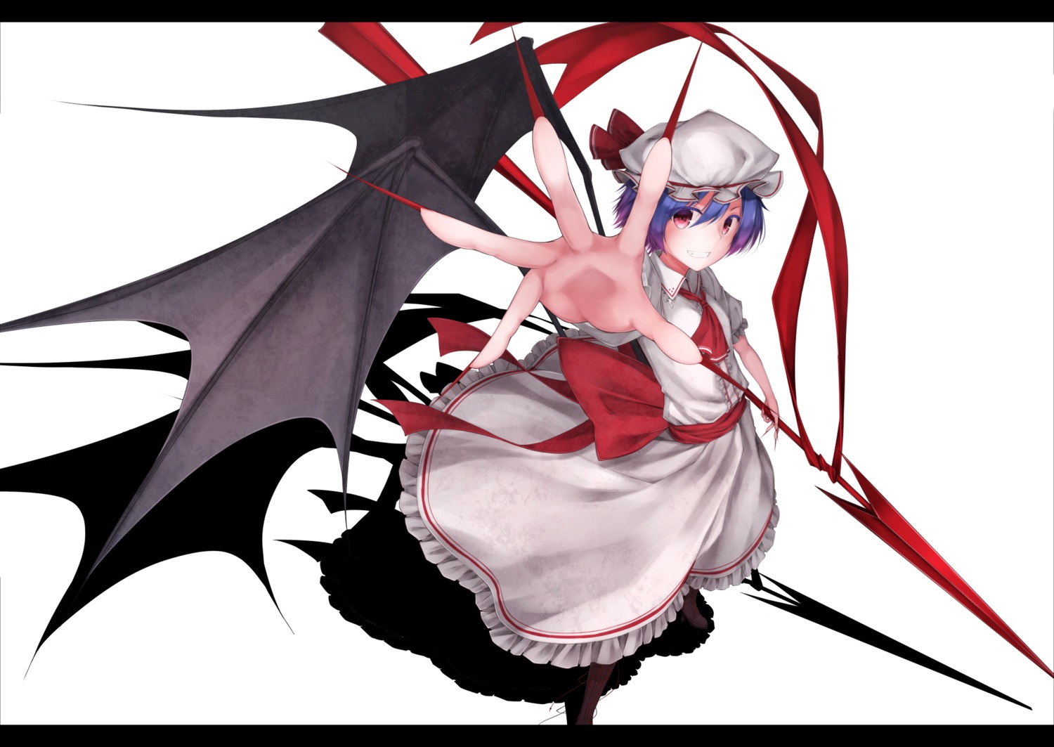 remilia_scarlet rerrere touhou weapon wings