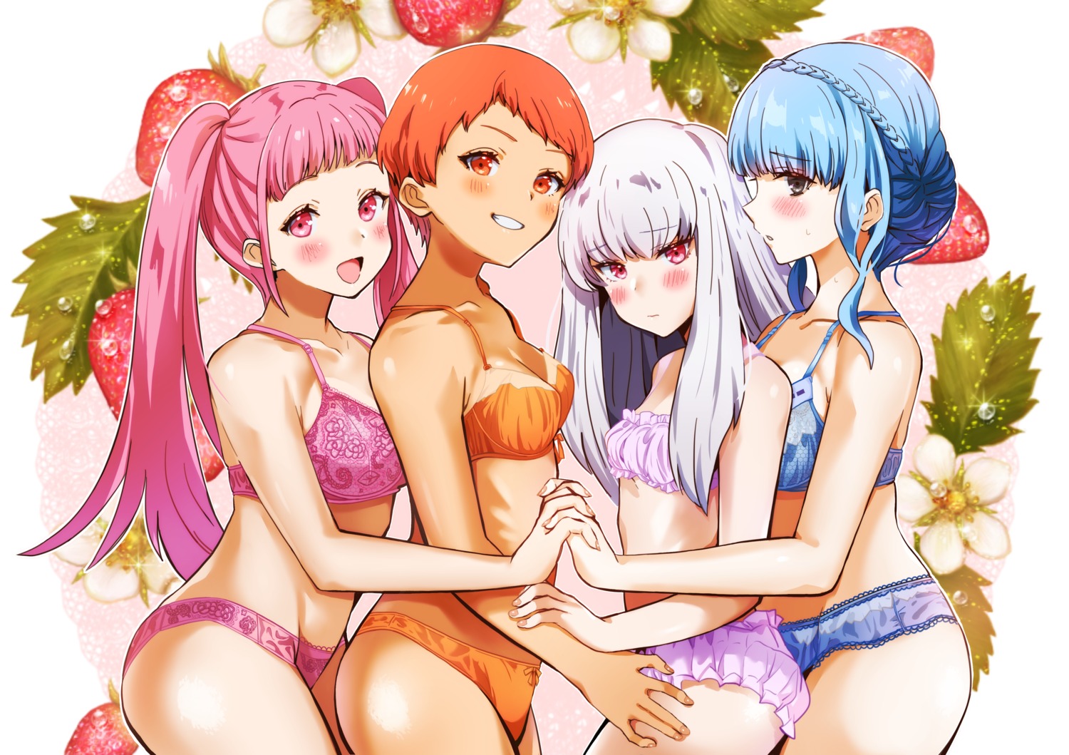 bloomers bra cleavage fire_emblem fire_emblem_three_houses hilda_valentine_goneril leonie_pinelli lysithea_von_ordelia marianne_von_edmund oroshipon_zu pantsu