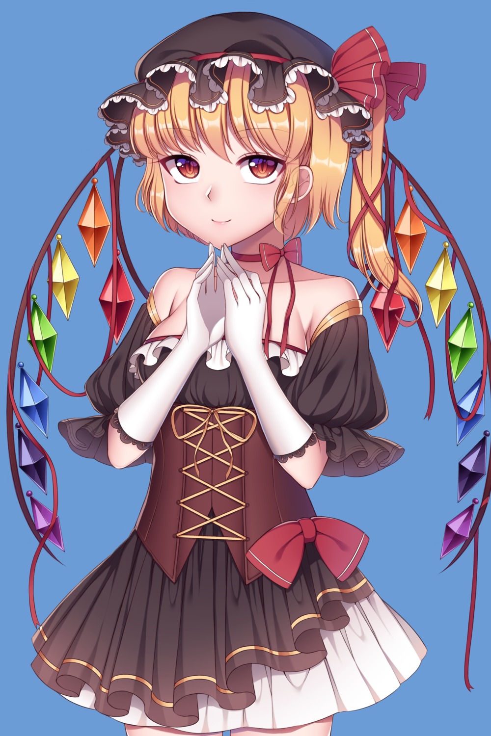 dress flandre_scarlet gem_oblivion touhou wings