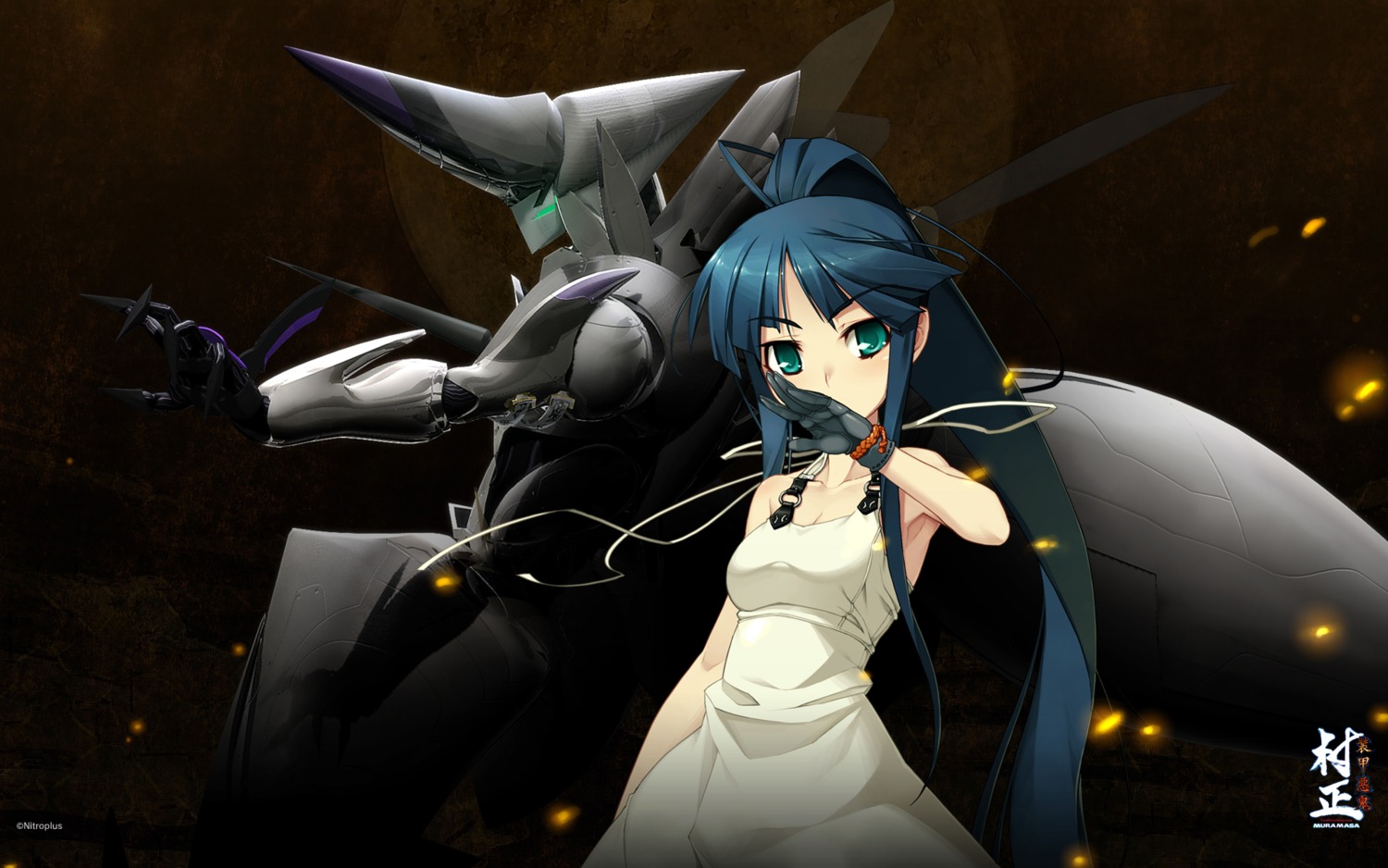 dress full_metal_daemon_muramasa mecha minato_hikaru namaniku_atk nitroplus wallpaper