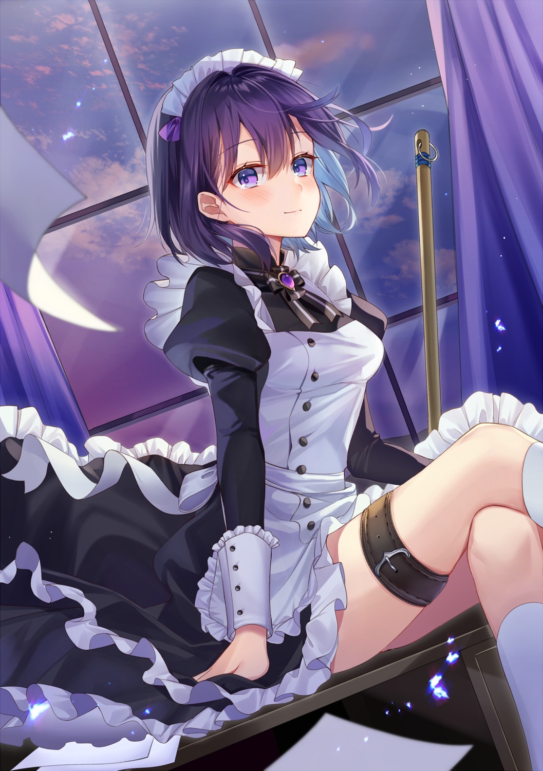 garter ion_(on01e) maid skirt_lift