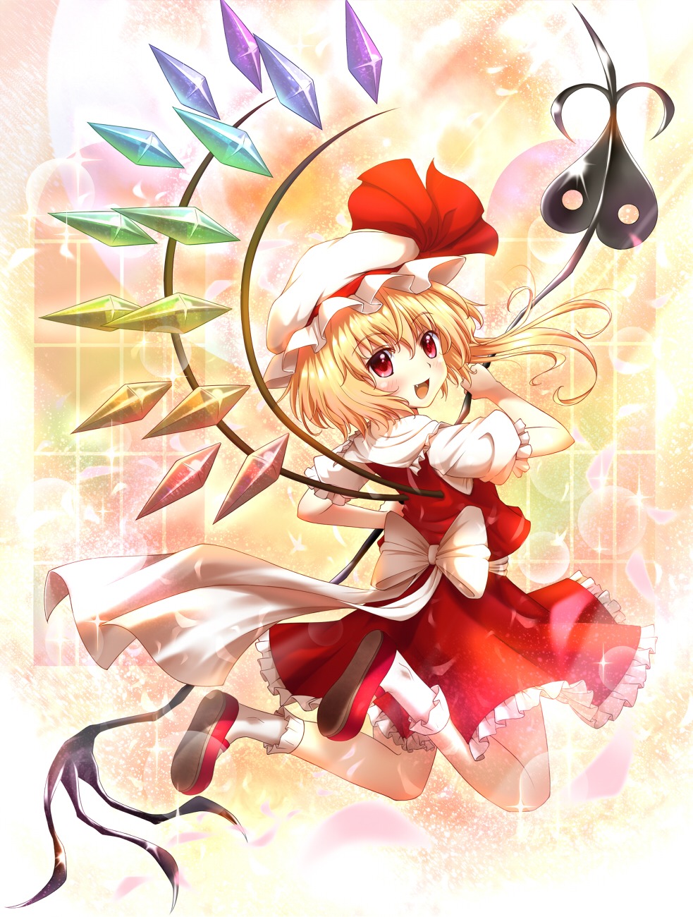 flandre_scarlet mount_whip touhou wings