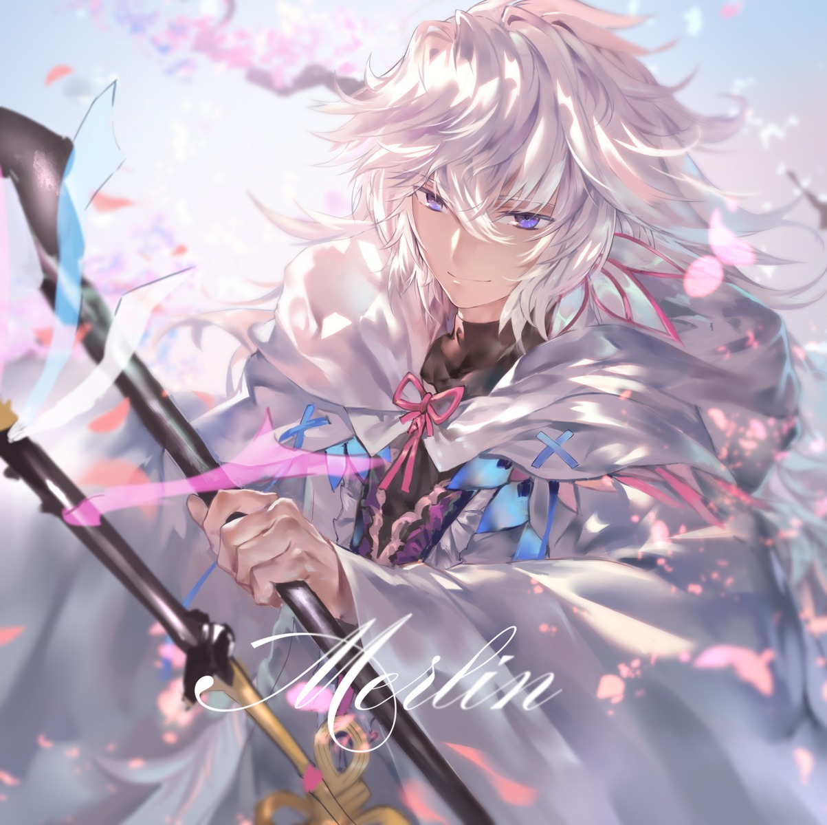 azomo fate/grand_order fate/stay_night merlin_(fate/stay_night) weapon