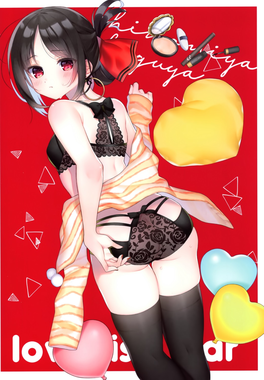 ass bra chihiro fishnets kaguya-sama_wa_kokurasetai_~tensai-tachi_no_renai_zunousen~ pantsu see_through shinomiya_kaguya thighhighs