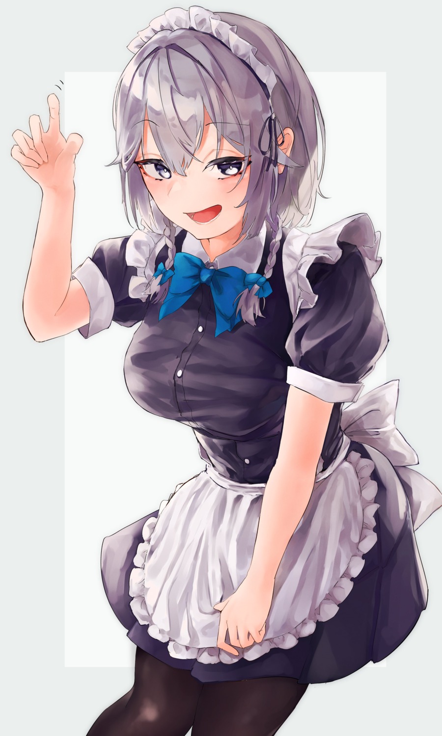 izayoi_sakuya maid pantyhose tabey0u touhou