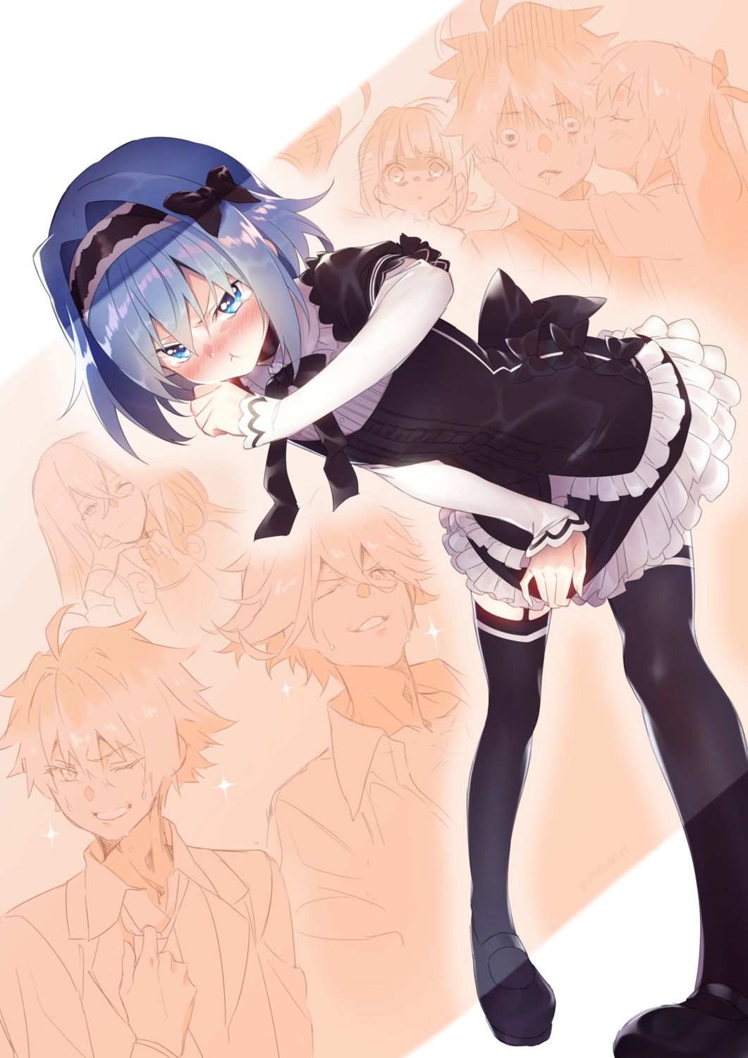 lolita_fashion ryuuou_no_oshigoto! sora_ginko stockings thighhighs