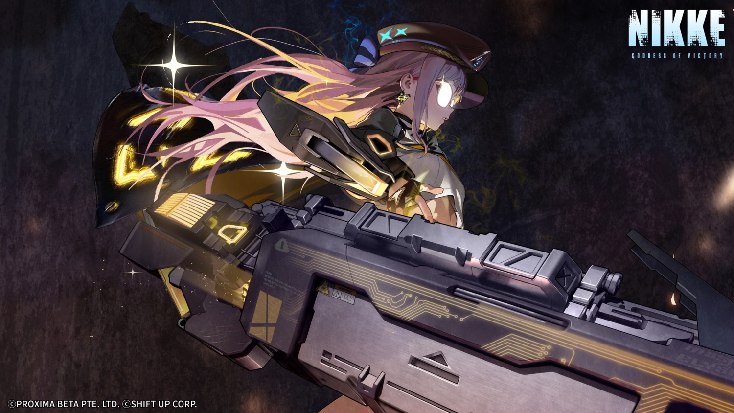 goddess_of_victory:_nikke megane neon_(nikke) tagme uniform wallpaper weapon