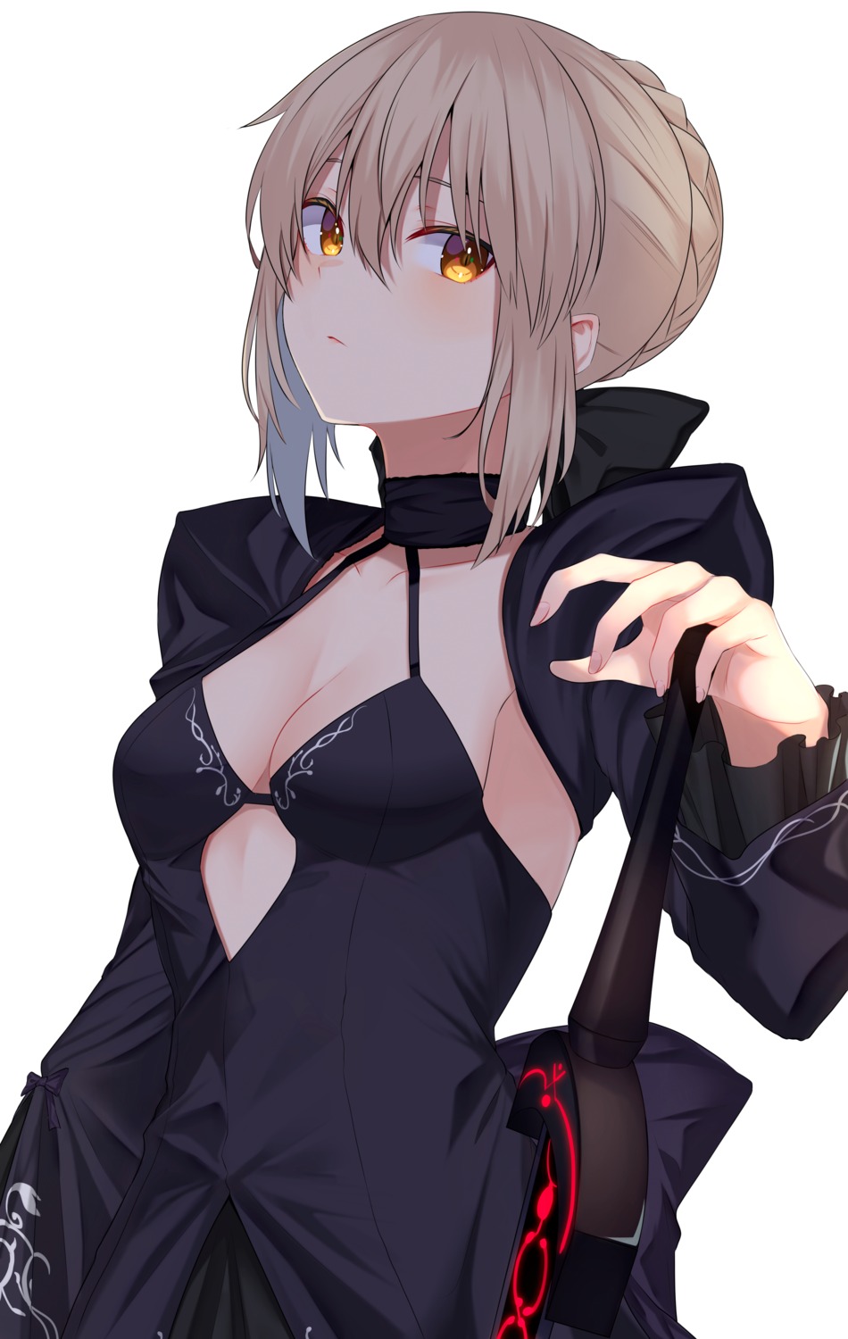 cleavage fate/grand_order jun_(aousa0328) saber saber_alter sword