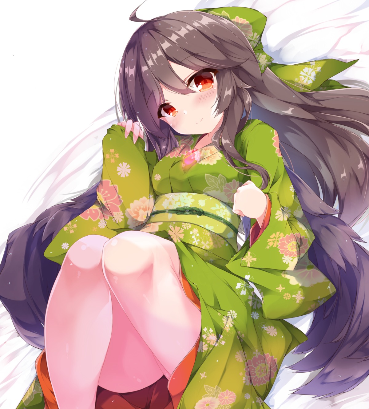 fuuna kimono reiuji_utsuho skirt_lift touhou