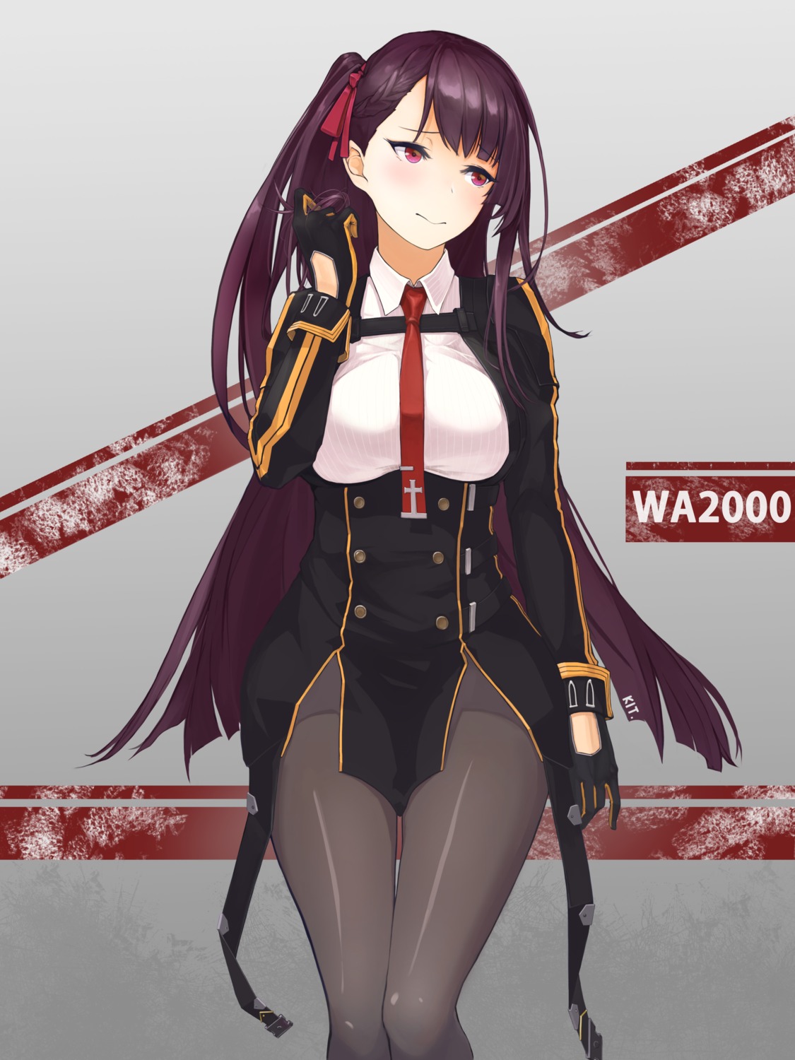 girls_frontline kit_park pantyhose uniform wa2000_(girls_frontline)