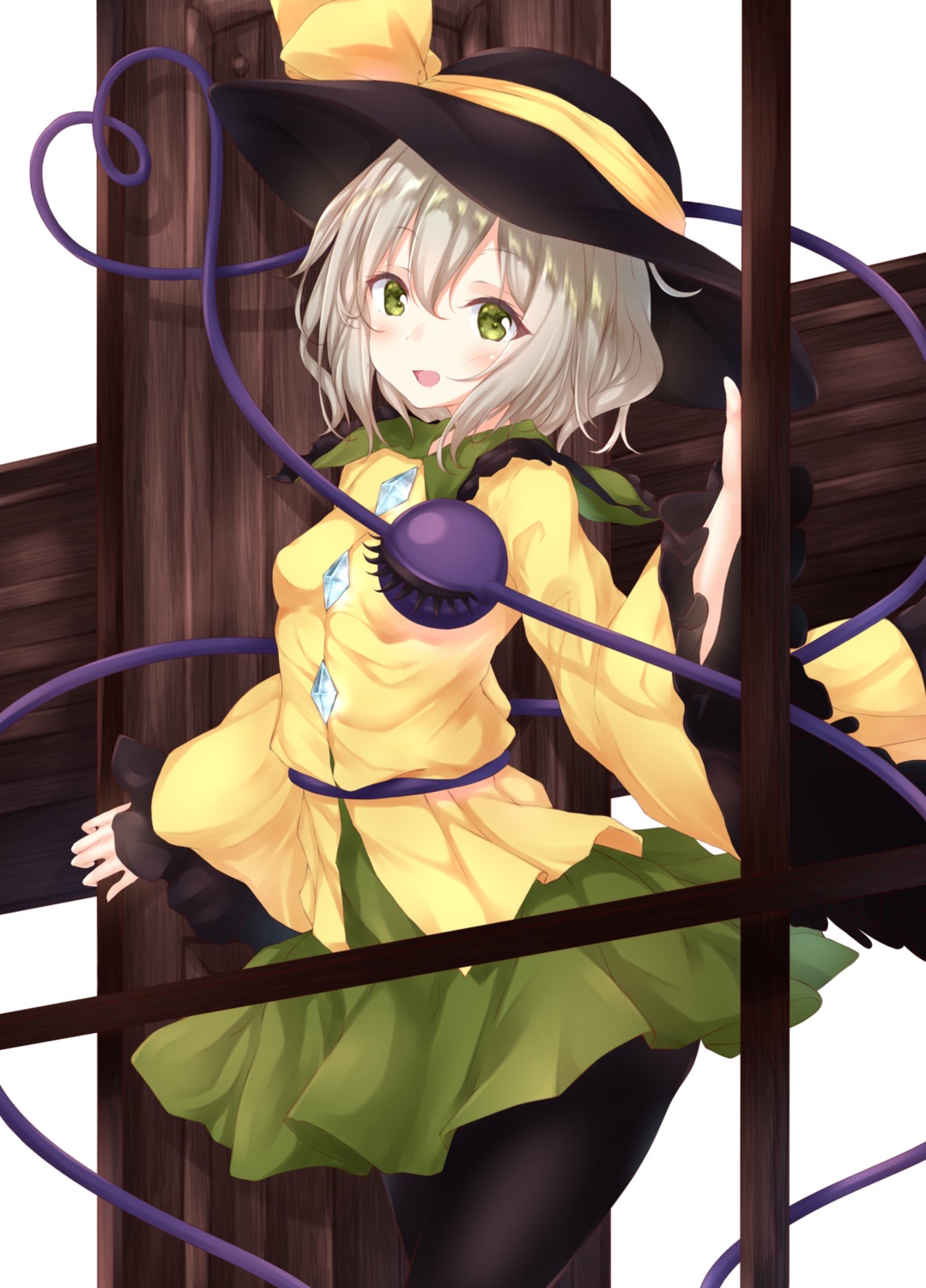 komeiji_koishi numpopo pantyhose touhou