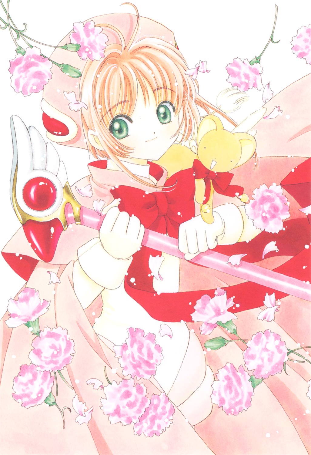 card_captor_sakura clamp kerberos kinomoto_sakura weapon