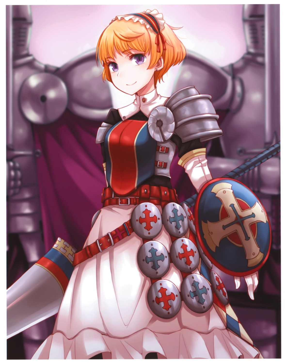 armor ayakura_juu kaku-san-sei_million_arthur weapon