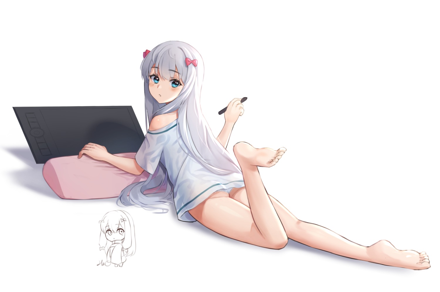 ass eromanga-sensei feet izumi_sagiri loli lordol pantsu