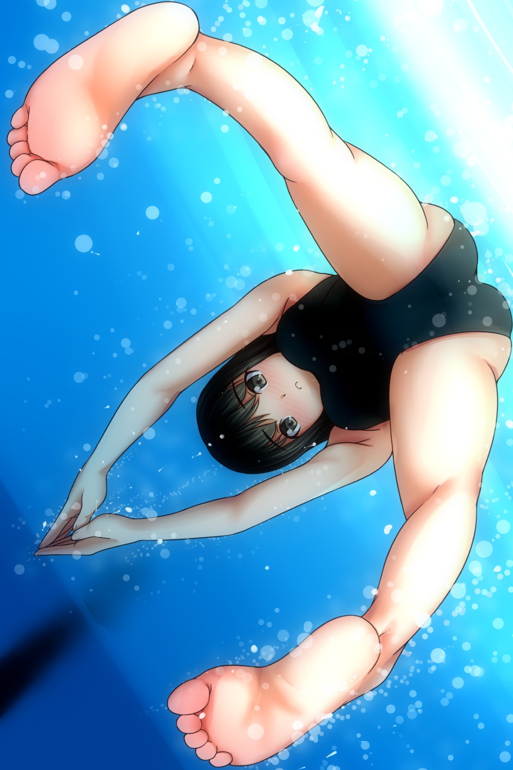 feet loli matsunaga_kouyou school_swimsuit swimsuits wet