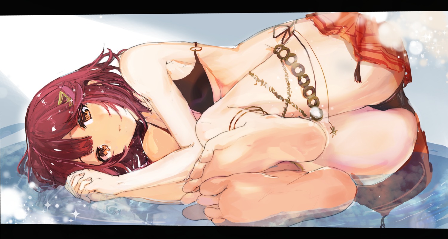 atelier atelier_sophie bikini feet garter sophie_neuenmuller swimsuits tatsukisan wet